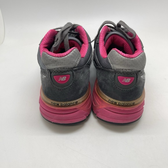 New Balance Sneakers Womens 10 B 990 V4 W990GP4 Gray Casual Athletic Gym Shoes - Picture 4 of 10